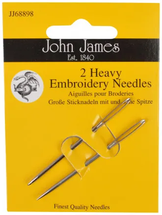 John James Broderinålar Stark - 2 st.