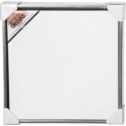 ArtistLine Canvas med ramme, udv. må l 54x54 cm, dybde 3 cm, hvid, anti